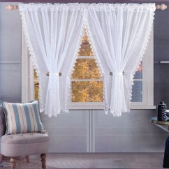 Luxusní hotová dvoudílná záclona Alice 400x180 cm