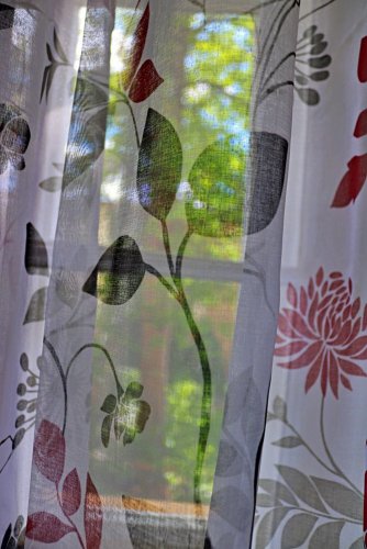 Hotové závesy jemné lúčne kvetiny Hortenzia 140x260cm