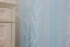 Hotová moderní závěsová záclona Olympia, bílá - modrá 145x250 cm